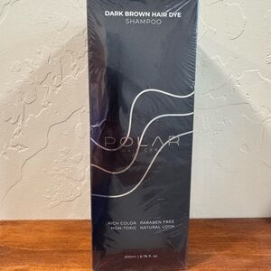 Elegant Dark Brown and Black Hair Care Dye with Sleek Design